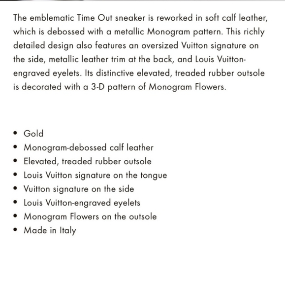 Final Price Louis Vuitton Timeout Sneakers - Picture 10 of 10